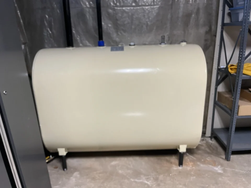 Granby EcoGuard Double Bottom Oil Tank Basement Installtion