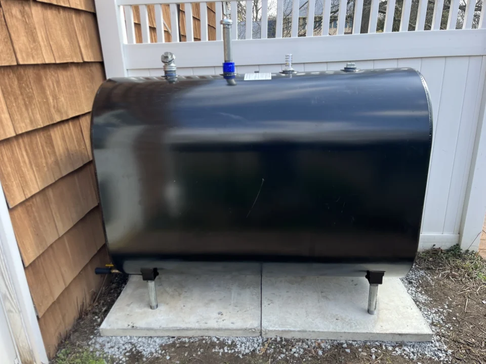 Granby Steel Tank On Concrete Slab