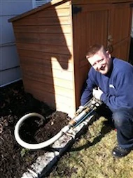 Foam solution with no damage to flower bed