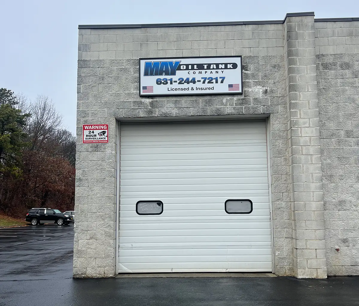 may tank office building