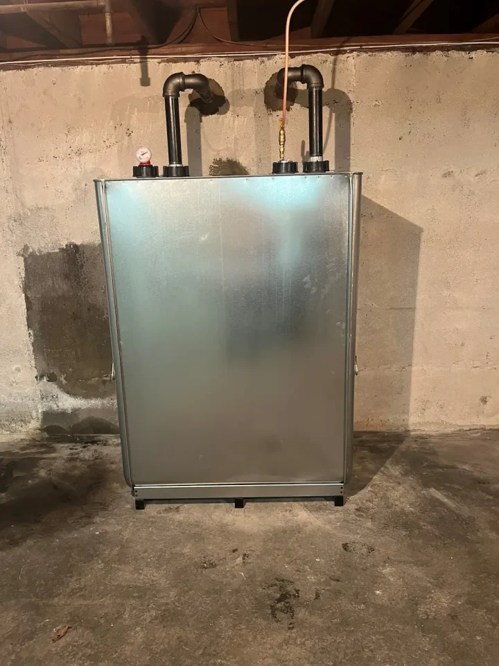 Roth Double Wall Oil Tank Basement Installation