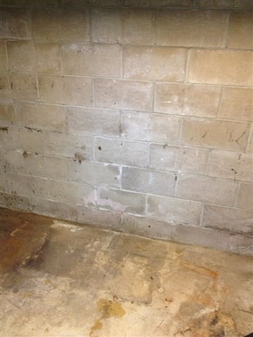 Area where tank was is left clean and neat.